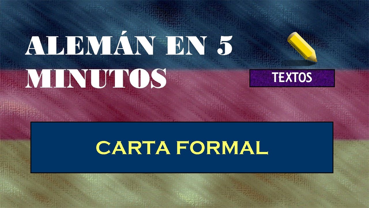 Carta Formal En Aleman Aprende a redactar cartas formales en alemán para causar una buena