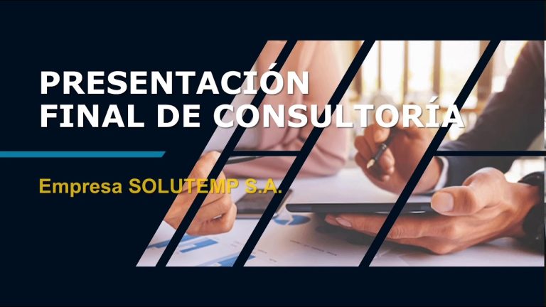 Descubre el Modelo de Informe Final de Consultoría: Ejemplo Práctico