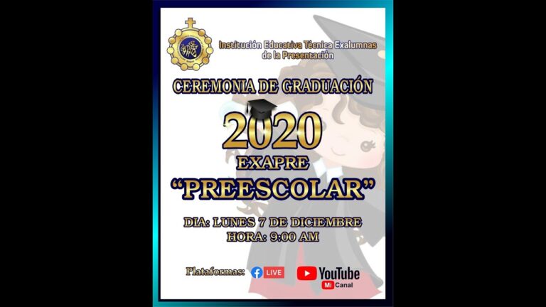 Programa De Ceremonia De Graduación De Preescolar